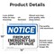 Signmission Fireplace Emergency Gas Shutoff Valve, 14 in W x Rectangle, Aluminum OS-2PACK-NS-A-1014-L-12717 - alternate 5